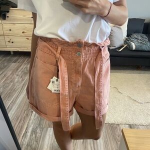 ZARA paperbag shorts